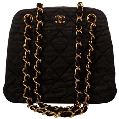 chanel chain bag black|small black quilted chanel bag.